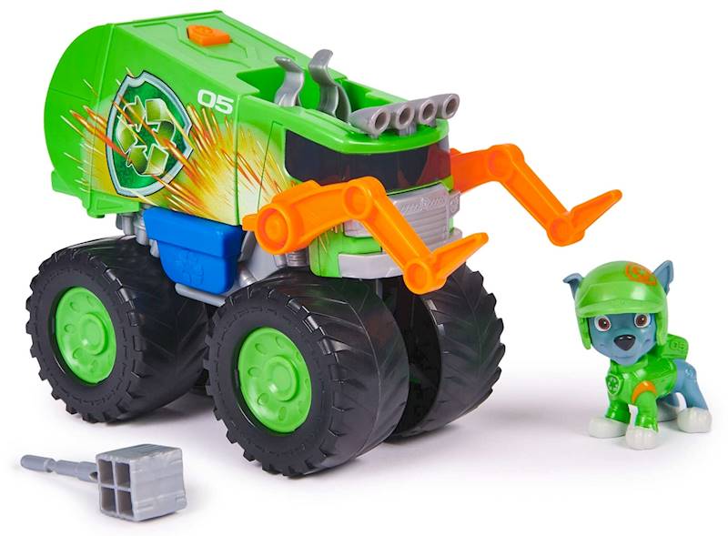 3384 PSI PATROL POJAZD ROCKY ŚMIECIARKA RESCUE WHEELS + FIGURKA