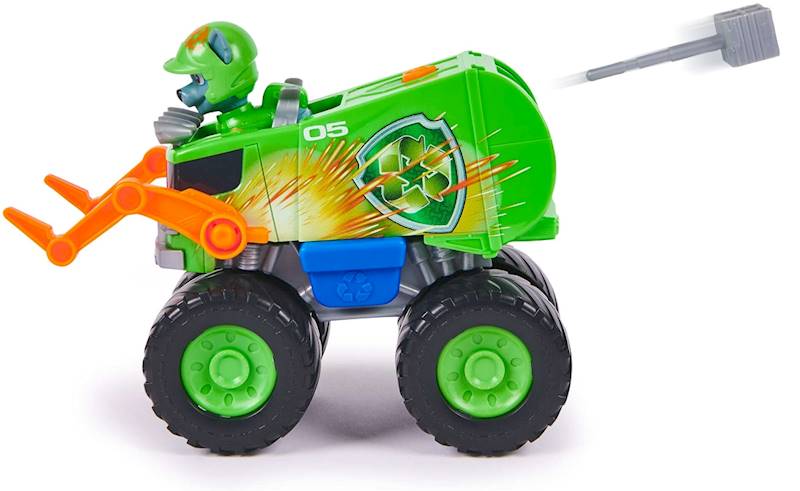 3384 PSI PATROL POJAZD ROCKY ŚMIECIARKA RESCUE WHEELS + FIGURKA