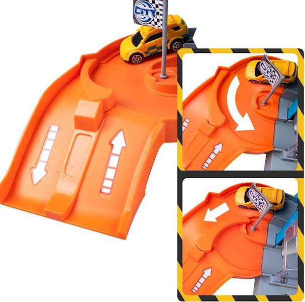 5240 DUŻY PARKING GARAŻ 4 POZIOMY + 12szt POJAZDY AUTA