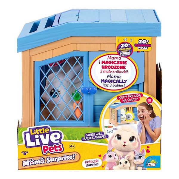 0474 LITTLE LIVE PETS MAMA SURPRISE KRÓLICZKI BUNNIES COBI