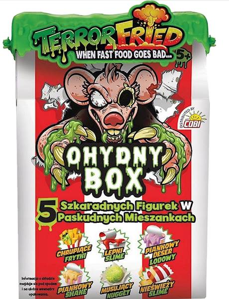 0399 TERROR FRIED FASTFOODZIAKI OHYDNY BOX FIGURKI + AKCESORIA