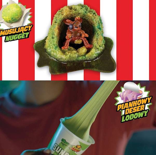 0399 TERROR FRIED FASTFOODZIAKI OHYDNY BOX FIGURKI + AKCESORIA