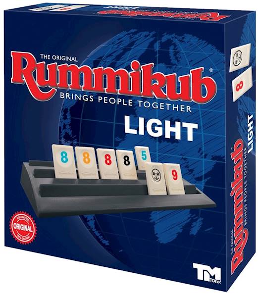 8497 RODZINNA GRA TOWARZYSKA RUMMIKUB LIGHT