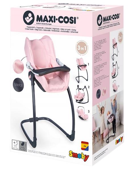 2351 SMOBY MAXI COSI 3w1 KRZESEŁKO NOSIDEŁKO HUŚTAWKA