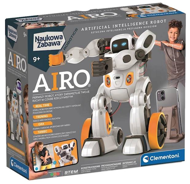 50819 INTERAKTYWNY ROBOT AIRO SZTUCZNA INTELIGENCJA NAUKOWA ZABAWA