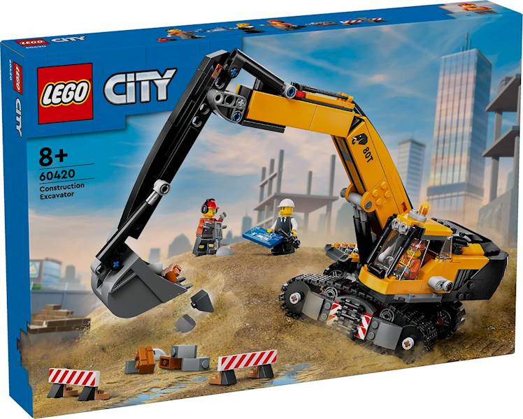60420 KLOCKI LEGO CITY ŻÓŁTA KOPARKA POJAZD BUDOWLANY