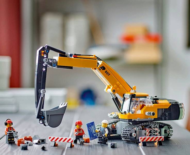 60420 KLOCKI LEGO CITY ŻÓŁTA KOPARKA POJAZD BUDOWLANY