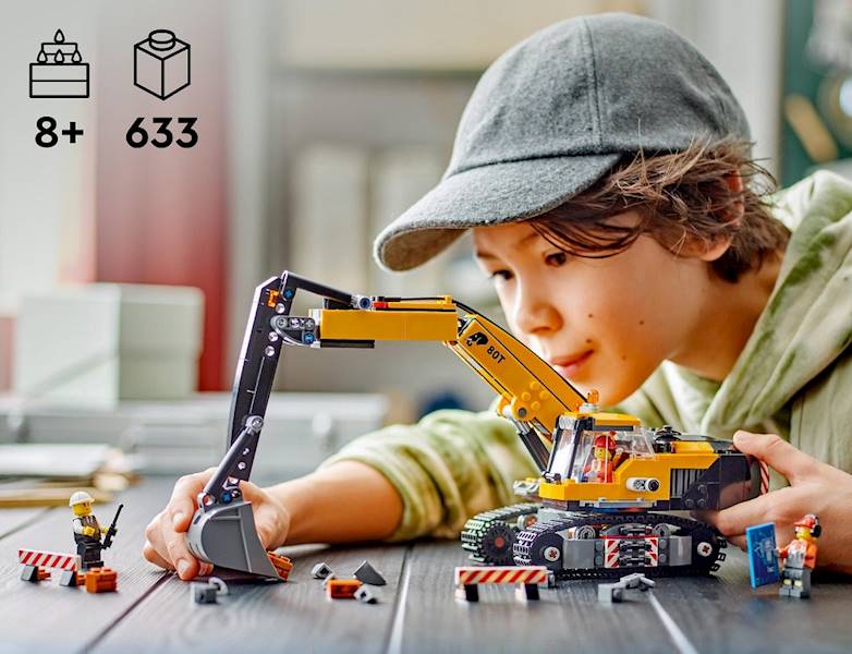 60420 KLOCKI LEGO CITY ŻÓŁTA KOPARKA POJAZD BUDOWLANY