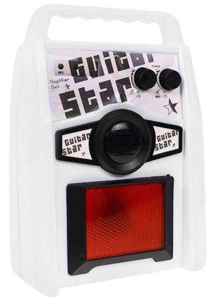8634 ZESTAW MAŁEGO MUZYKA GITARA ELEKTRYCZNA + MIKROFON I WZMACNIACZ