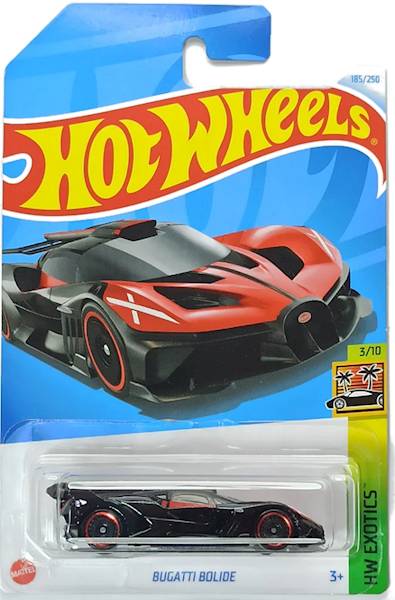2024 METALOWY SAMOCHODZIK HOT WHEELS BUGATTI BOLIDE HW EXOTICS 185/250