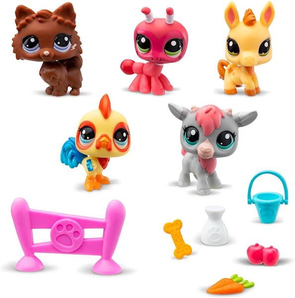 5103 LITTLEST PET SHOP ZESTAW FARMA 5 FIGUREK AKCESORIA 