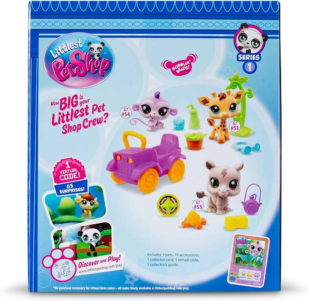 5240 LITTLEST PET SHOP ZESTAW SAFARI 3 FIGURKI PRACA ZBIOROWA AKCESORIA