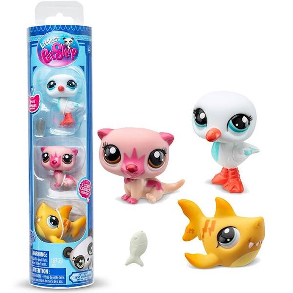 5516 ZESTAW 3 FIGUREK LITTLEST PET SHOP TUBA 