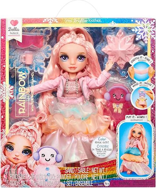 0827 Lalka z akcesoriami Rainbow High Winter Wonderland Bella Parker 
