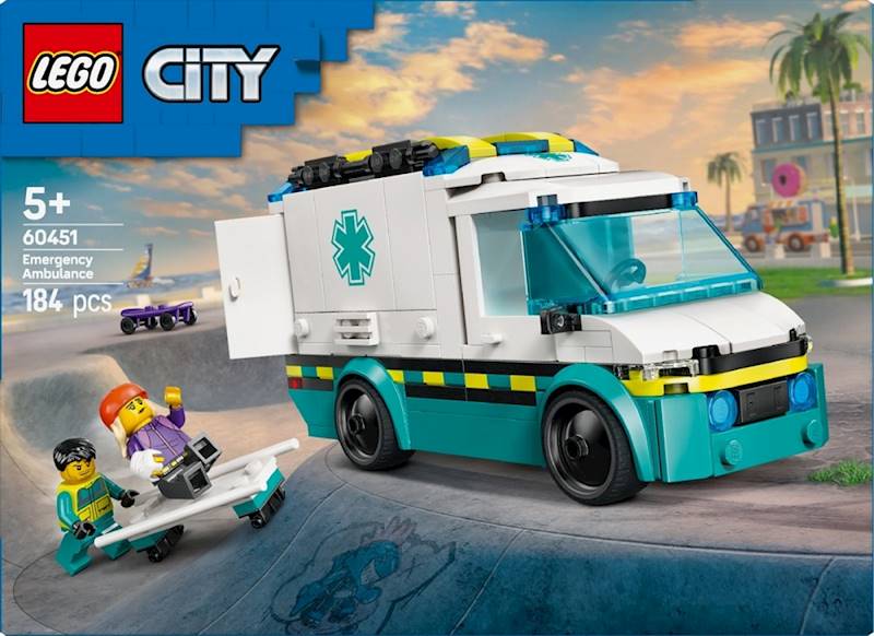 60451 LEGO KLOCKI CITY KARETKA POGOTOWIA 