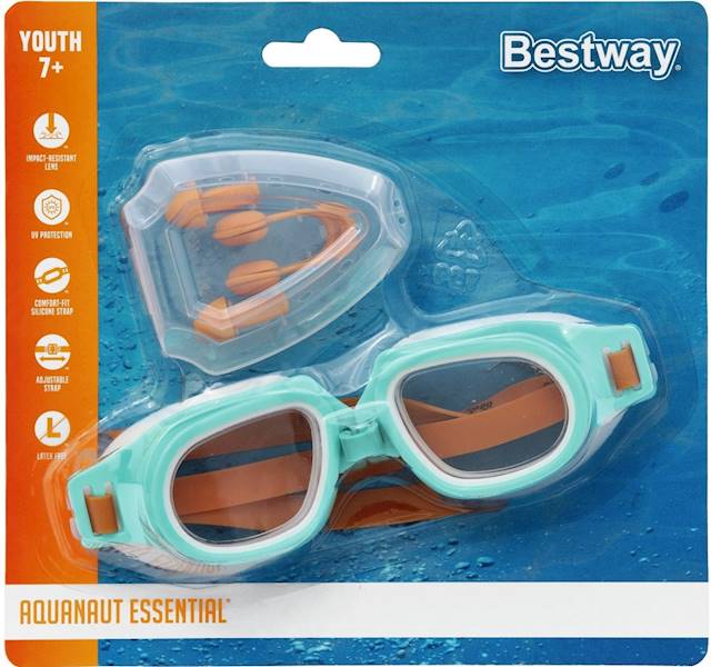 26034 Zestaw do pływania okulary + zatyczki Bestway 7+ 2025