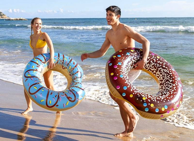 36118 Dmuchane koło do pływania kółko Donut pączek 107 cm Bestway