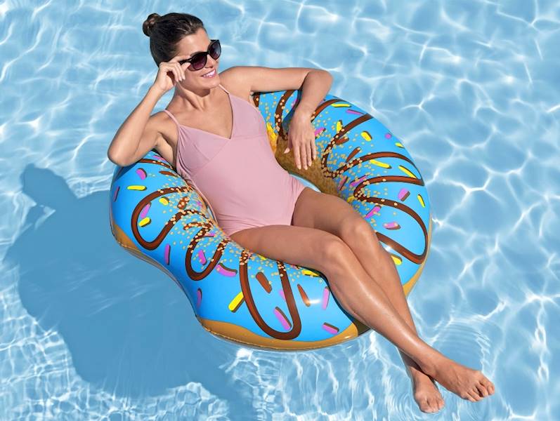 36118 Dmuchane koło do pływania kółko Donut pączek 107 cm Bestway
