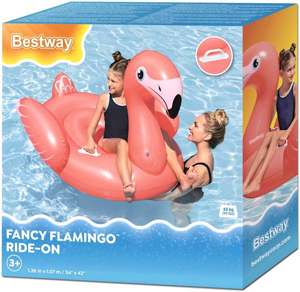 41525 Bestway Dmuchany materac z uchwytami Flaming