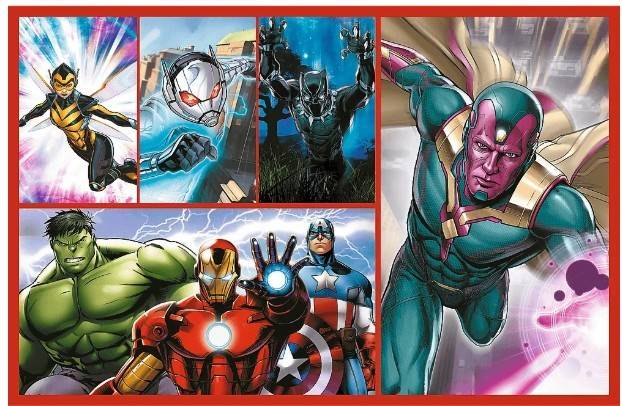 4394 Trefl Puzzle 2x70 elementów Avengers Zostań bohaterem