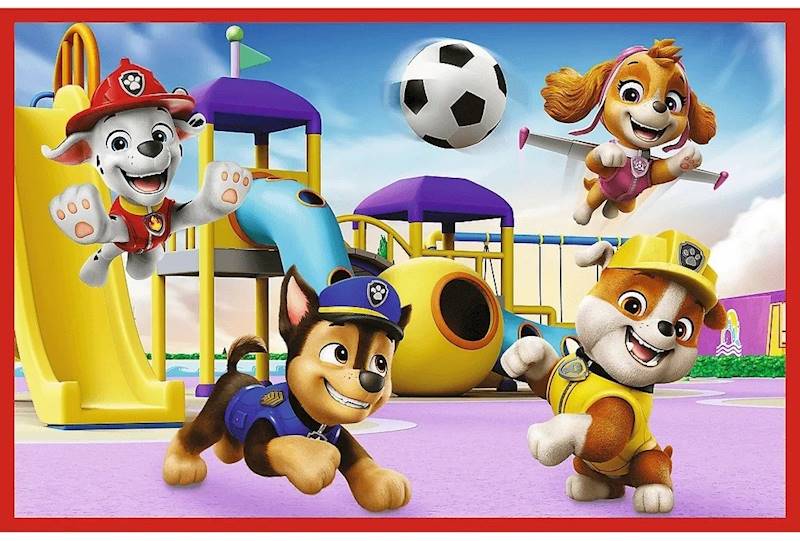4349 Trefl Puzzle 2x24 elementy Psi Patrol Psi dzień zabaw Paw Patrol