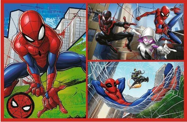4431 Trefl Puzzle 2x70 elementów Spiderman Pajęcze historie