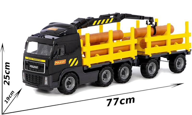 77cm Wielki Tir Dźwig Przyczepa z drewnem Transporter do przewozu dłużycy