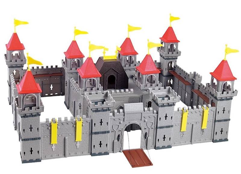 * 1801 WIELKI ZAMEK FORTECA TWIERDZA PAŁAC + RYCERZE