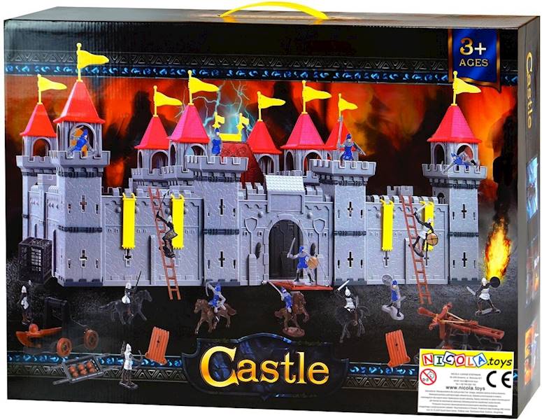 * 1801 WIELKI ZAMEK FORTECA TWIERDZA PAŁAC + RYCERZE