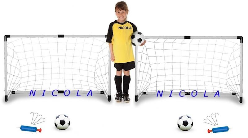 2x 3515 ZESTAW 2 BRAMKI + 2 SIATKI + 2 PIŁKI +ŚLEDZIE