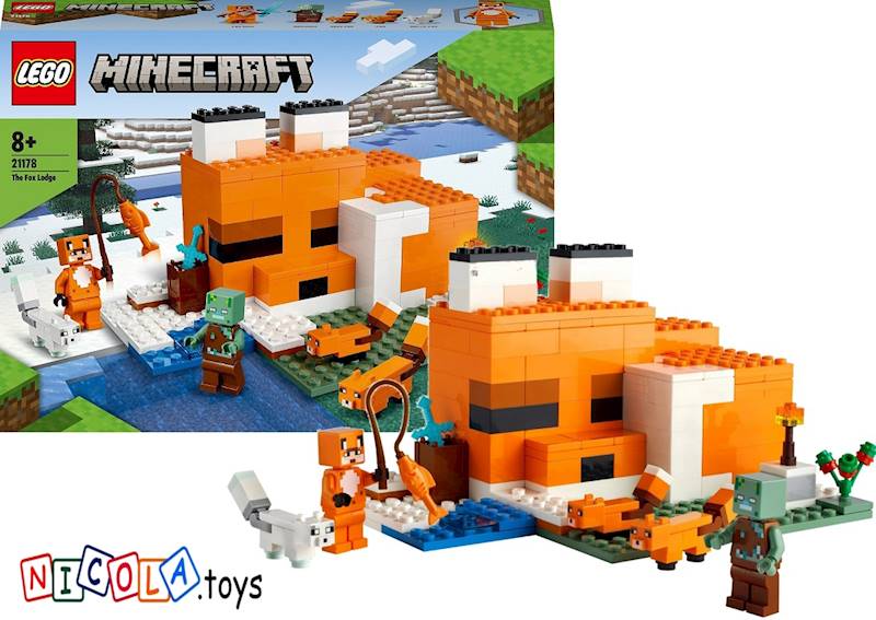 21178 Klocki Lego Minecraft Siedlisko Lisów