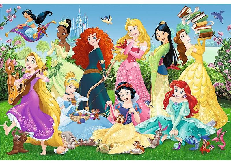 4176 Puzzle Trefl 100 elementów Księżniczki Disney