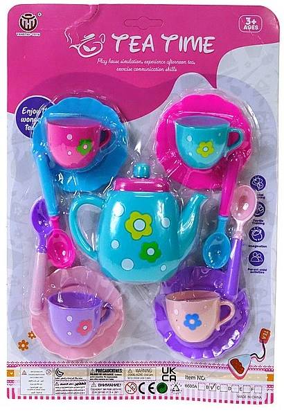 5478 Zestaw naczyń do herbaty dzbanek talerzyk fliżanki