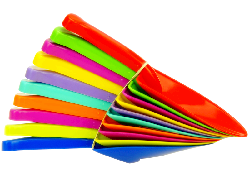 1429 Kolorowa łopatka szpadelek " cukrówka " łopata do piasku 27 cm