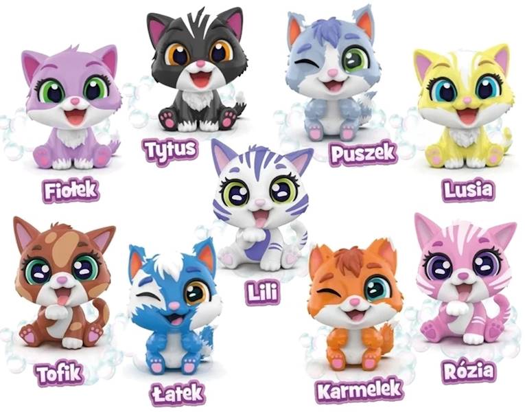 3432 Saszetka niespodzianka Brudaski w kąpieli Kotki + butelka błotka