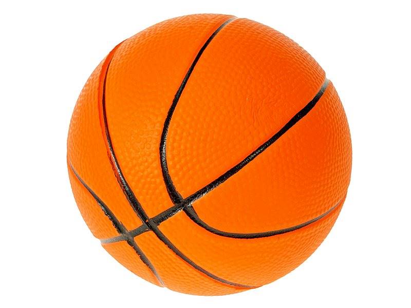 4086 Piłka z pianki do zabawy – koszykówka, nożna, rugby 12 cm antystresowa