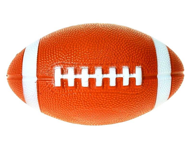 4086 Piłka z pianki do zabawy – koszykówka, nożna, rugby 12 cm antystresowa