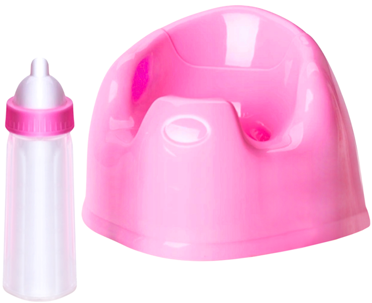 * 0682 Zestaw akcesoria dla lalek nocnik butelka mleka buteleczka