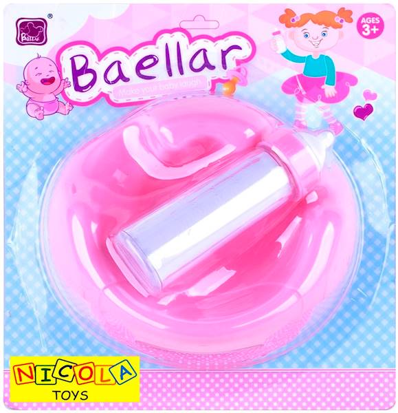 * 0682 Zestaw akcesoria dla lalek nocnik butelka mleka buteleczka