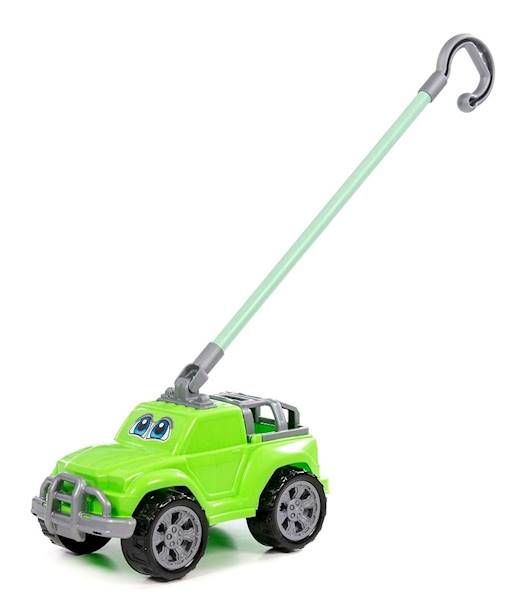 01911 Samochodzik do pchania z rączką – pchacz jeździk autko terenowe