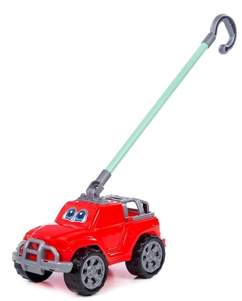 74987 Samochodzik do pchania z rączką – pchacz jeździk autko terenowe