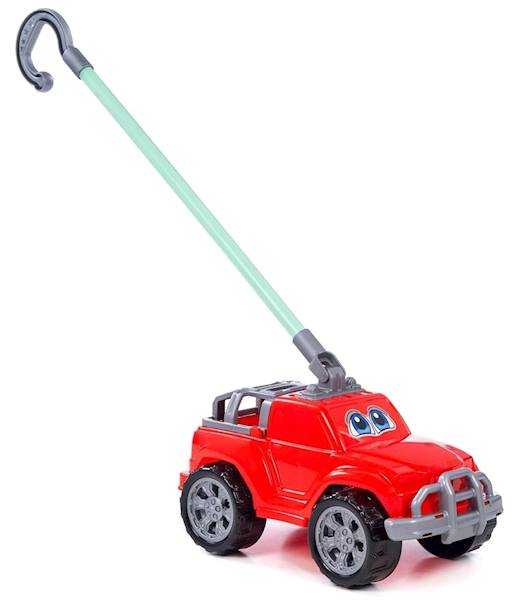 74987 Samochodzik do pchania z rączką – pchacz jeździk autko terenowe