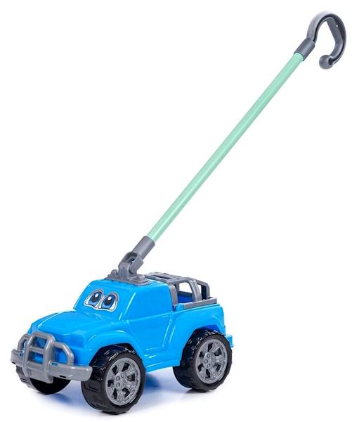 74994 Samochodzik do pchania z rączką – pchacz jeździk autko terenowe
