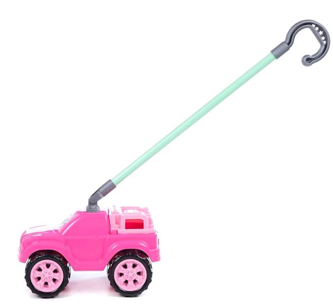 75021 Samochodzik do pchania z rączką – pchacz jeździk autko terenowe