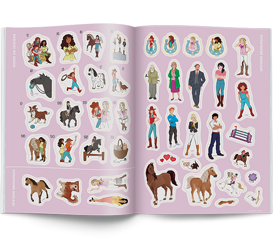 2273 Schleich Horse Club Kolorowanka z naklejkami Praca zbiorowa 