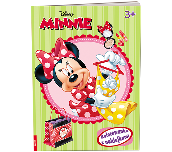5366 Minnie Kolorowanka z naklejkami Praca zbiorowa