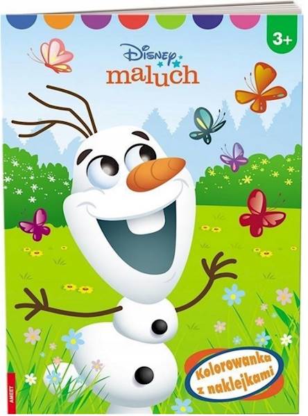 8664 Disney Maluch Kolorowanka z naklejkami Praca Zbiorowa 