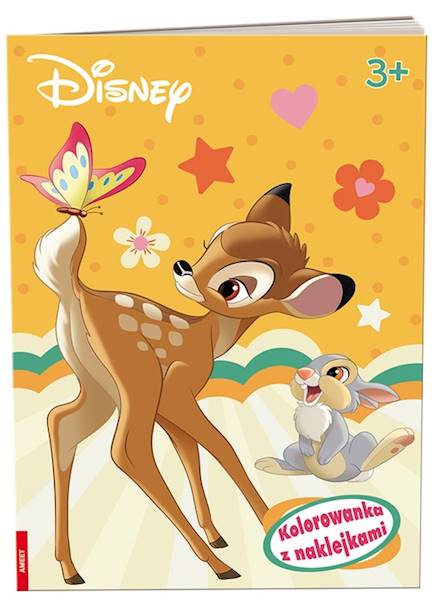 9197 Disney Kolorowanka z naklejkami Praca Zbiorowa 