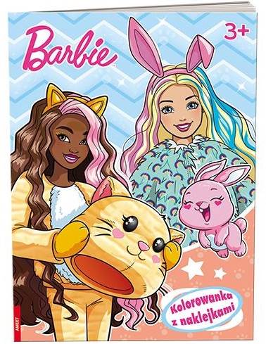 9203 Barbie Kolorowanka z naklejkami Praca Zbiorowa