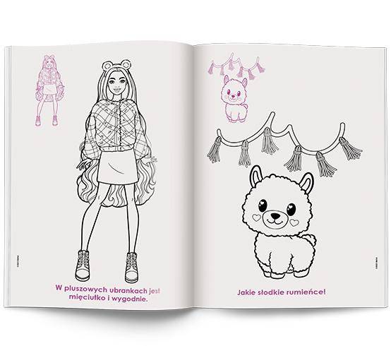 9203 Barbie Kolorowanka z naklejkami Praca Zbiorowa